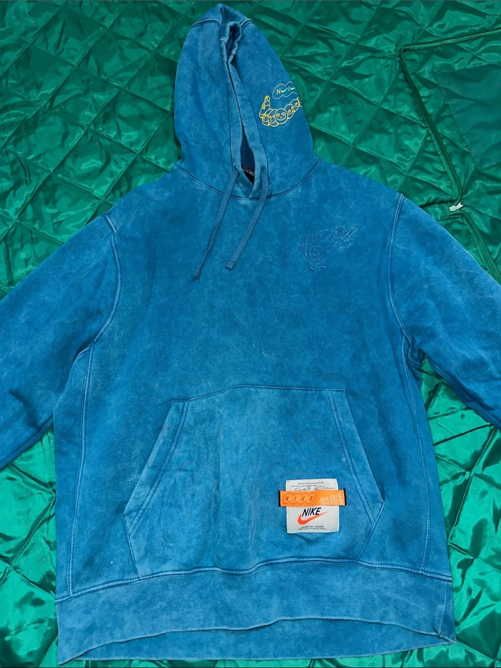 Nike Blue Crewneck Pullover Hoodie